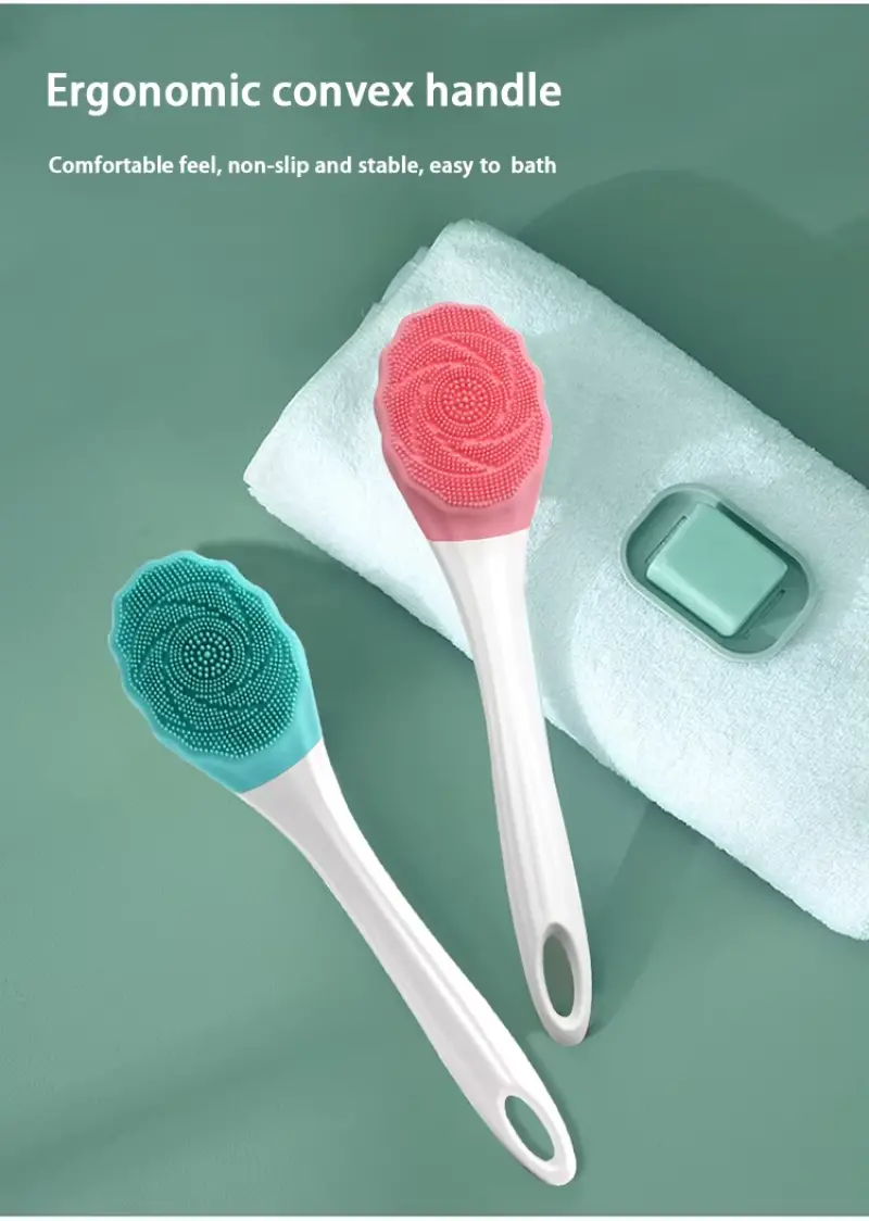 Electric Massager Silicone Bath Brush Back Scrubber（10）