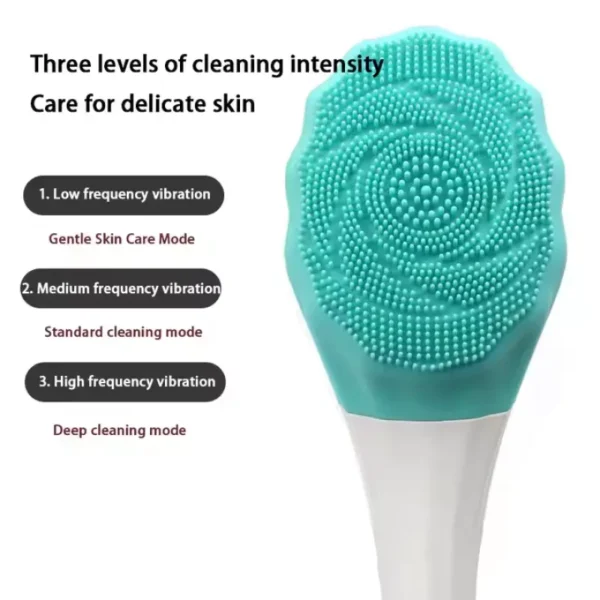 Electric Massager Silicone Bath Brush Back Scrubber（4）