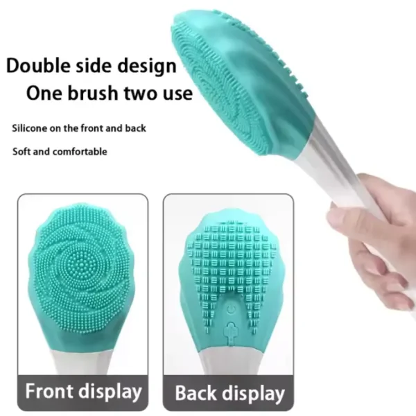 Electric Massager Silicone Bath Brush Back Scrubber（5）