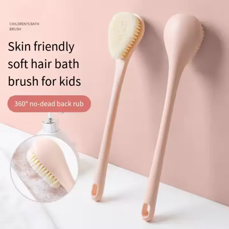 Long Handle Soft Back Bath Brush（1）