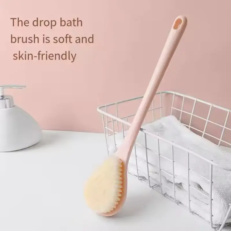 Long Handle Soft Back Bath Brush（4）