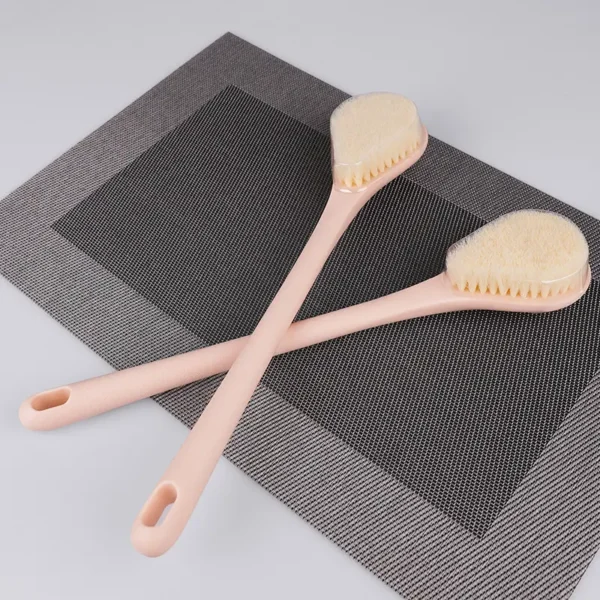 Long Handle Soft Back Bath Brush（4）