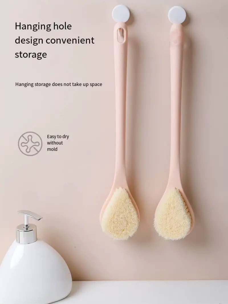 Long Handle Soft Back Bath Brush（7）