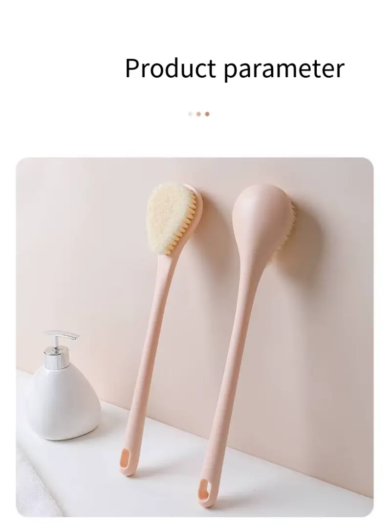 Long Handle Soft Back Bath Brush（8）