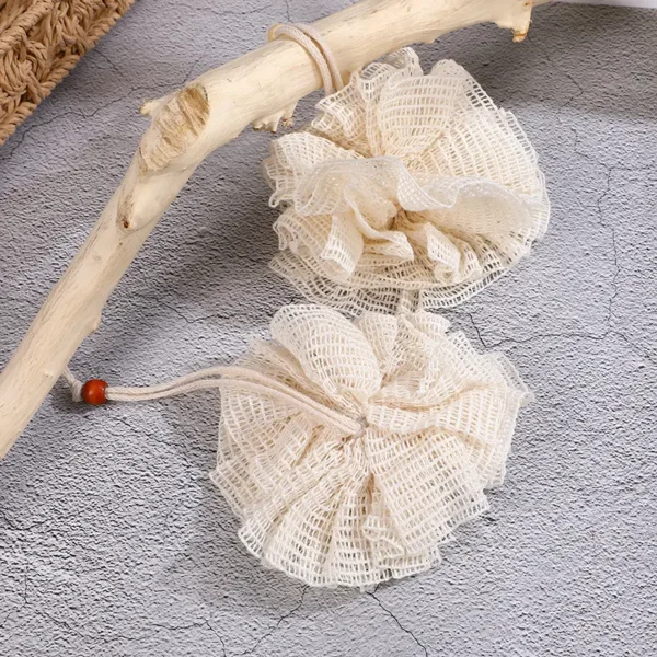 Natural Ramie Shower Pouf（1）