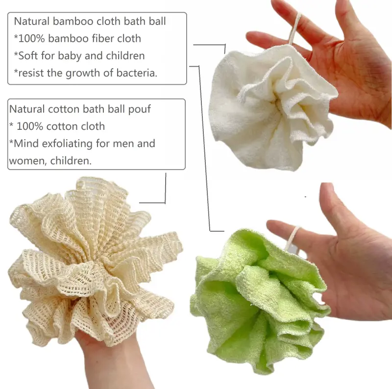 Natural Ramie Shower Pouf（5）