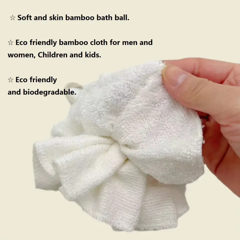 Natural Ramie Shower Pouf（7）