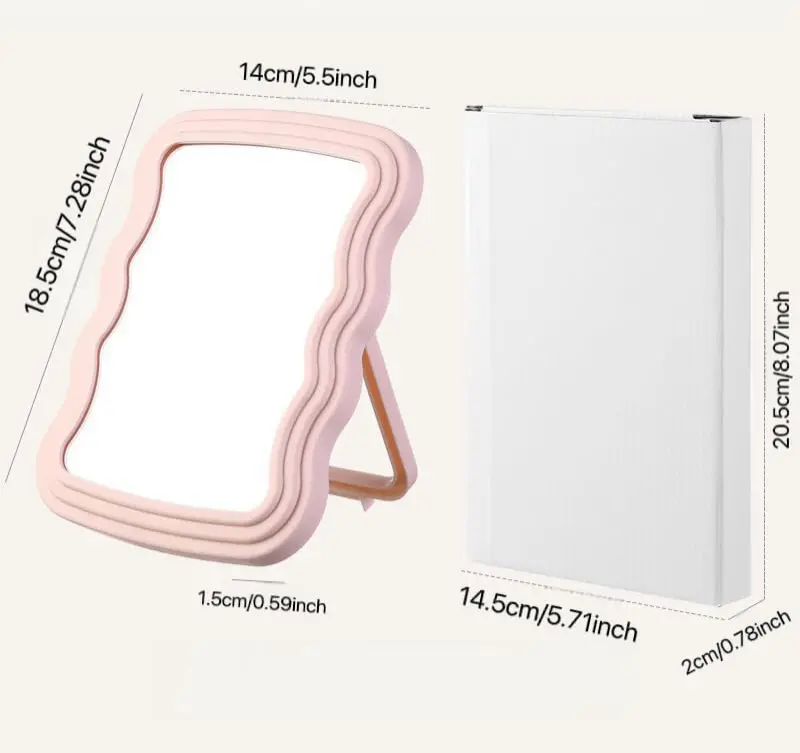Portable Handheld Makeup Mirror (2)