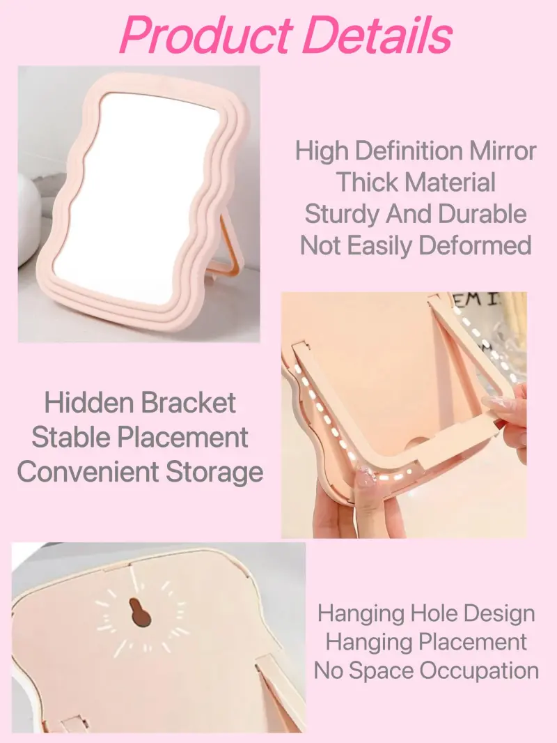 Portable Handheld Makeup Mirror (4)