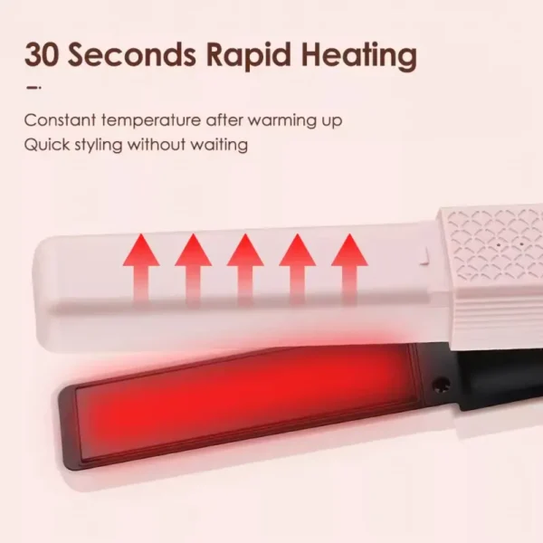 Portable Mini Cordless Flat Iron Hair Straightener (3)