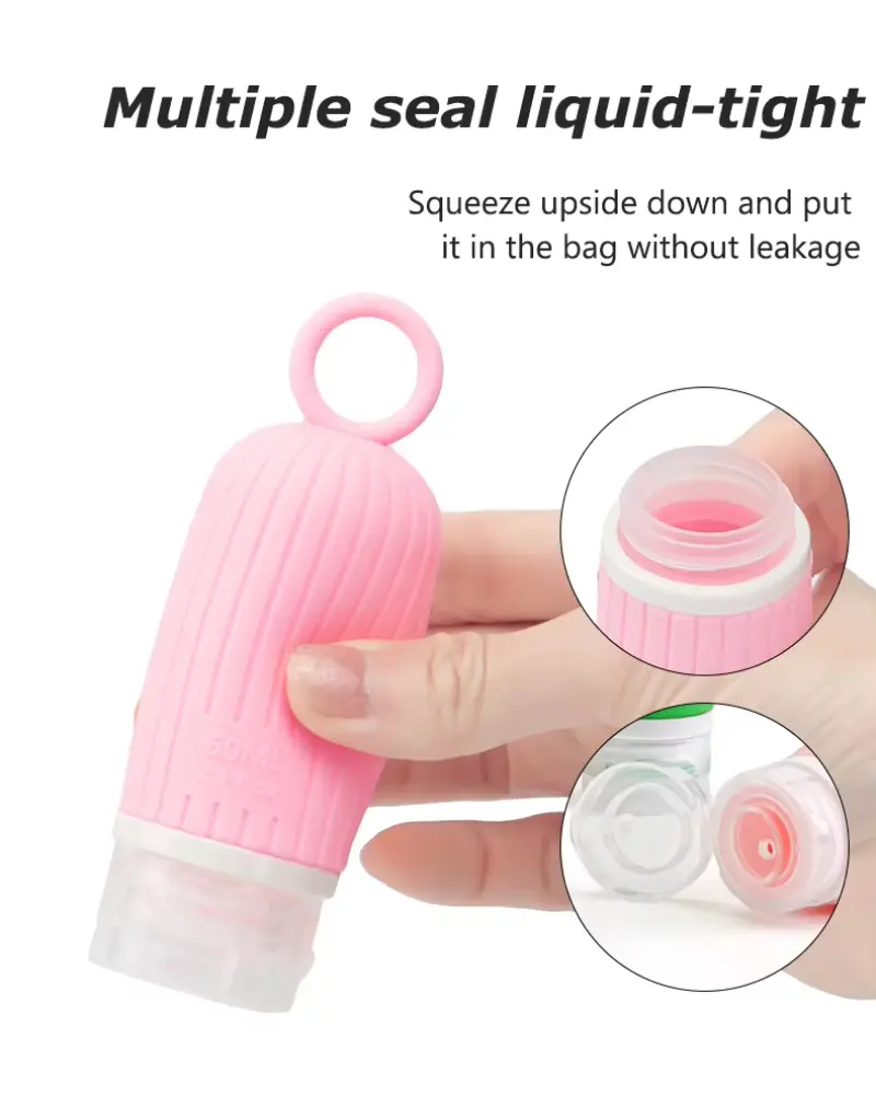 Silicone Squeezable Travel Bottle (8)