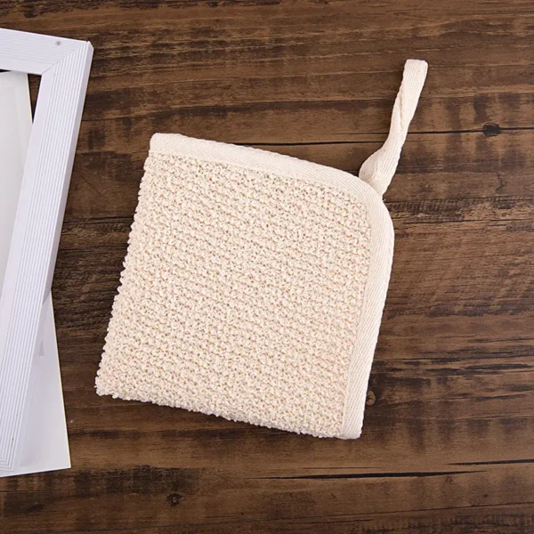 Sisal Washcloth Exfoliating Stimulating Bath Shower 10 inch（7）