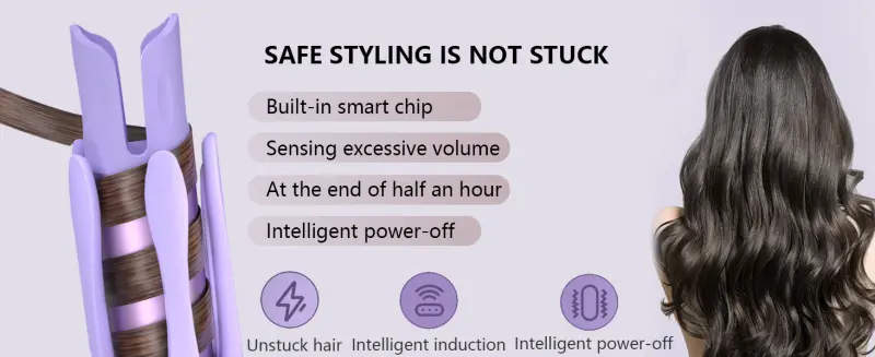 Smart Temperature Control Hair Curler (2)