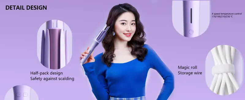 Smart Temperature Control Hair Curler (4)
