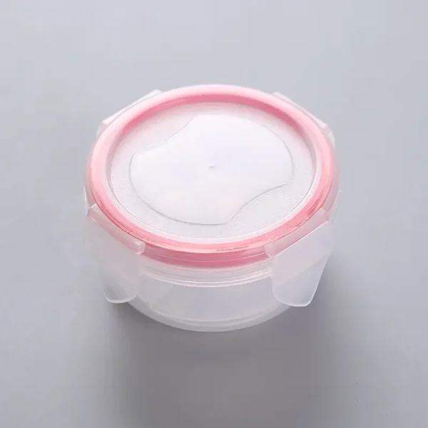 Wholesale Transparent Plastic Round Pill Box Three Compartments Sealed Small Pill Box Multifunctional Waterproof Medicine Storage Box (1)